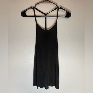 Like New Lulu’s Black Flowy Strappy Spaghetti Strap Tank Top Size Small